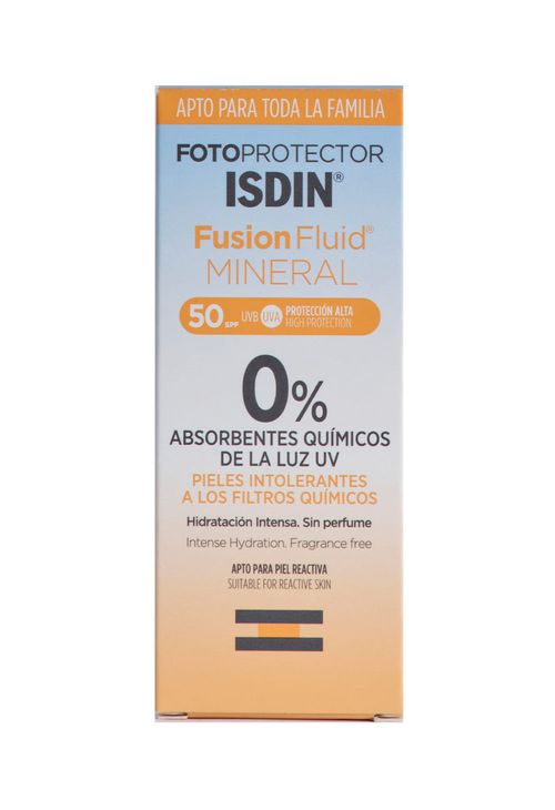 Fotoprotector isdin fusion fluid mineral spf 50