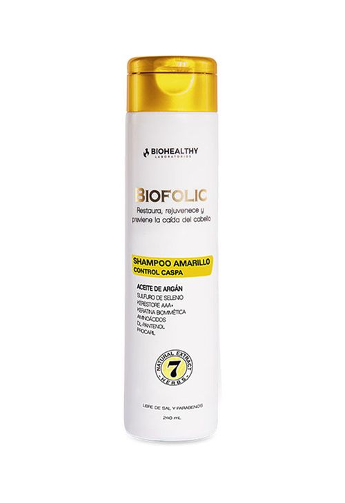 Biofolic shampoo amarillo