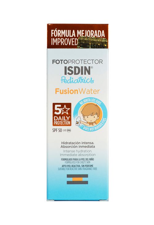 Fotoprotector isdin fusion water pediatrics