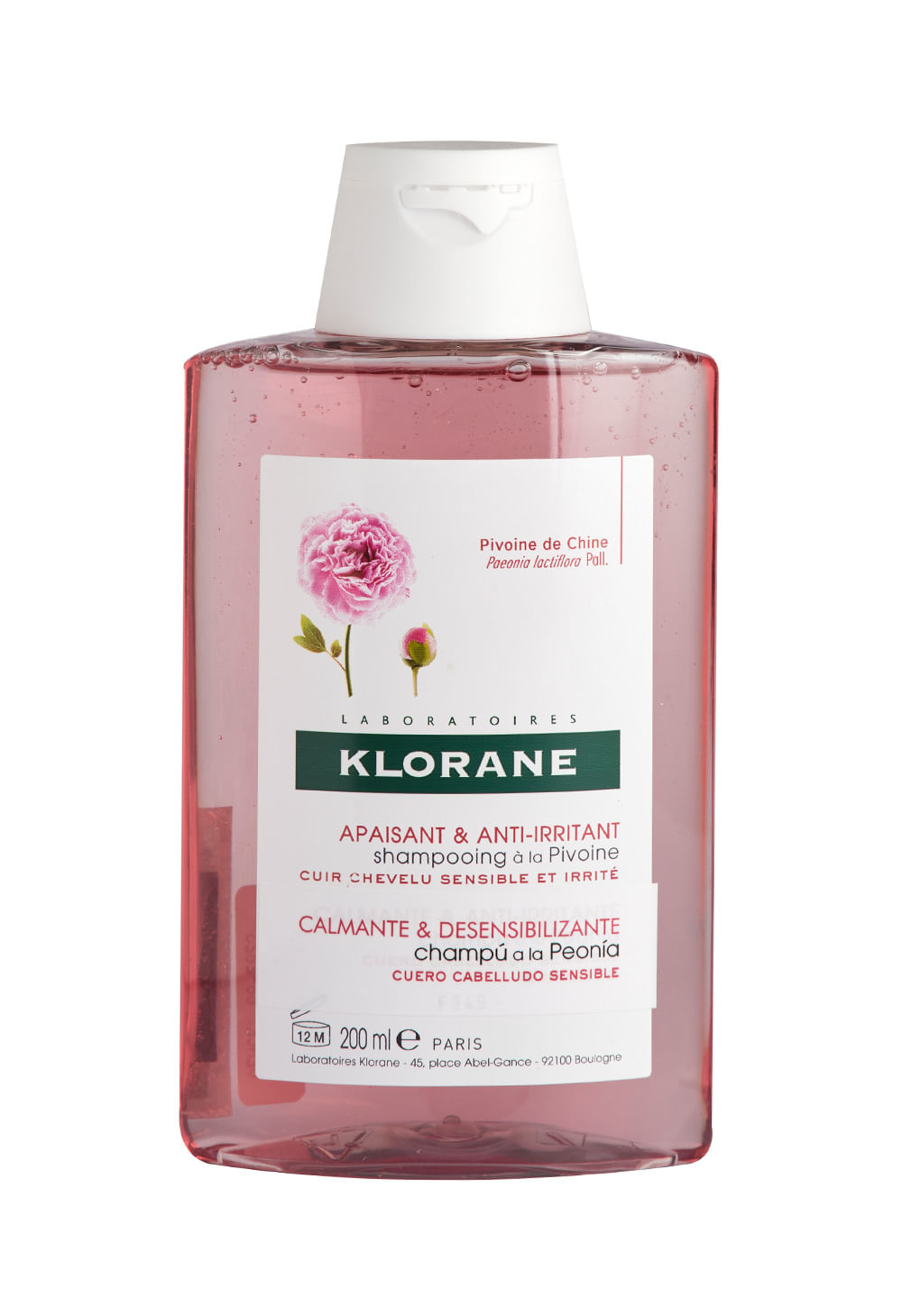 Klorane peonia shampoo