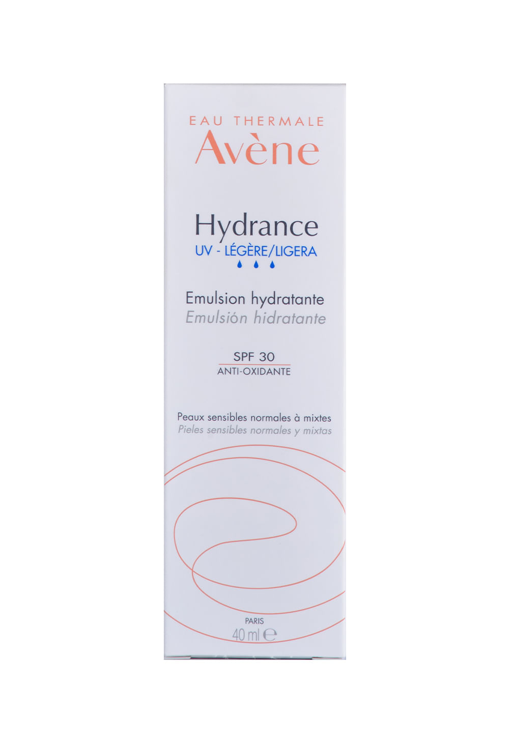 Avène Hydrance UV Feuchtigkeitspflege SPF 30 – Leichte Emulsion Für Gesicht & Hals, 40 Ml
