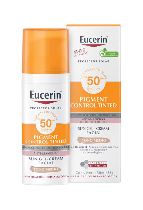 Eucerin sun facial pigment control tono medio