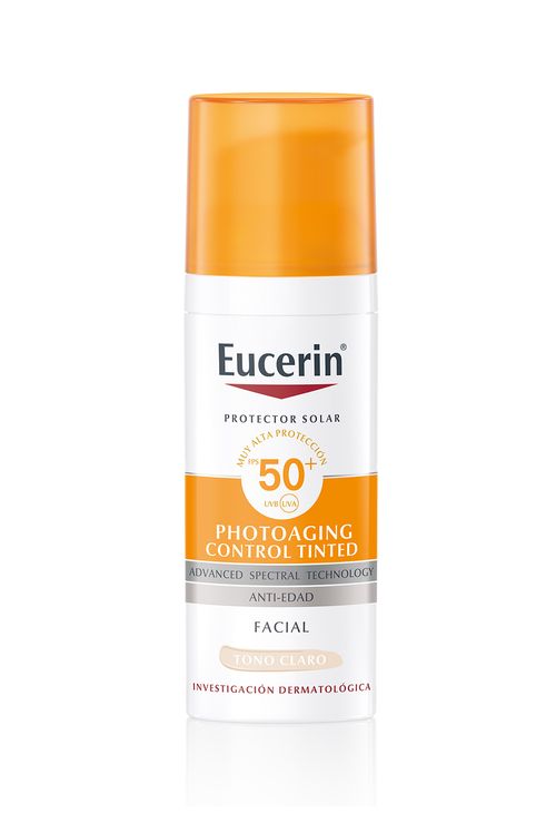 Eucerin sun facial antiedad tono claro