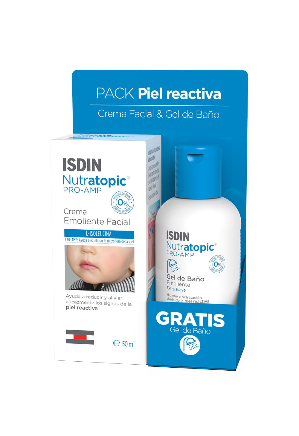 Nutratopic Pack Crema Facial 50ml + Loción 100ml