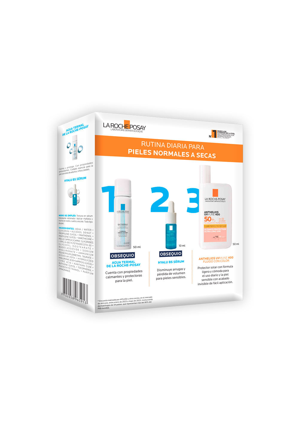 La Roche Posay Pack Anthelios UVMUNE 400 Fluido Con Color+ Mini Serum ...